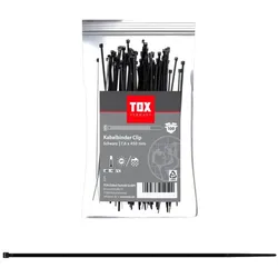 TOX 100 TOX Kabelbinder Clip schwarz 4049563054606 TOX 100 Stück