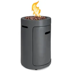 Crete Gas-Feuerstelle 13 kW Flüssiggas Edelstahl