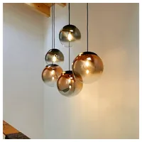 s.luce Progress Galerieleuchte 3- oder 5-flammig Modular Baldachin 5-flammig / Kupfer