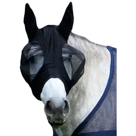 EQuest Fliegenmaske Flexi Fly Guard Mesh Pony/Cob schwarz