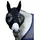 EQuest Fliegenmaske Flexi Fly Guard Mesh Pony/Cob schwarz