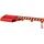 R+R INDUSTRIETECHNIK Lastarm Stahl 1.500 mm Feuerrot