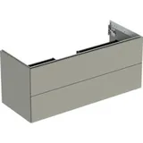 Geberit ONE Waschtischunterschrank, 2 Schubladen, 120cm, greige/lackiert matt