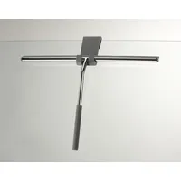 Primaster Duschabzieher Edelstahl 40 cm Schwarz