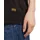 G-Star Lash Fem Loose Rib Kurzarm-T-Shirt Dark Black M