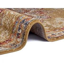 HANSE HOME Maderno gold, B:160cm H:8mm L:235cm, Jute, Polyester, Polypropylen (PP), Teppiche, Teppich, Läufer, Orientalisch, Kurzflor, Wohnzimmer, Schlafzimmer, Esszimmer,