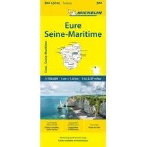 Gräfe und Unzer Michelin Normandie Ost: Straßen- und Tourismuskarte 1:150.000 (MICHELIN Localkarten)