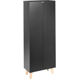 Beliani Neika 47 x 121 x 24 cm Schwarz/Braun