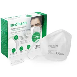 medisana FFP2 10x Atemschutzmaske Staubmaske weiß 10 St