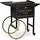 Royal Catering Wagen für Popcornmaschine Popcorntrolley 2 Bremsen schwarz & golden