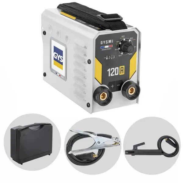 Gys Gysmi 120A  Inverter-Schweißgerät (MMA)  Kofferset  Gleichstrom (DC)