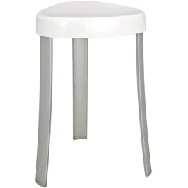 Wenko Badhocker Corrente Duschhocker Aluminium/Kunststoff weiß