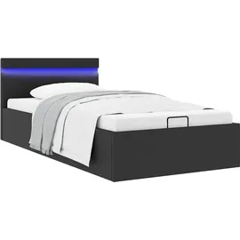 vidaXL Guillermo 90 x 200 cm Schwarz