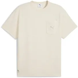 Puma Class Relaxed Pinnacle T-Shirt Herren PUMA beige|weiß M