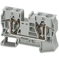 Schneider Electric NSYTRR162 Linergy Klemmleiste zur Durchleitung, 16mm2, 76A, 1 Ebene, 1x1, Feder, grau - 50 Stück