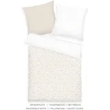 Tom Tailor ORGANIC LEAVES Beige 155 x 220 cm + 80 x 80 cm