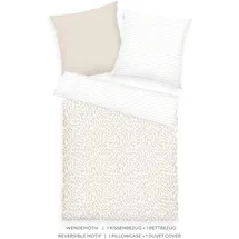 Tom Tailor ORGANIC LEAVES Beige 155 x 220 cm + 80 x 80 cm