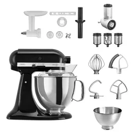 KitchenAid Artisan 5KSM175PS Onyx Schwarz Allrounderset