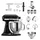 KitchenAid Artisan 5KSM175PS Onyx Schwarz Allrounderset