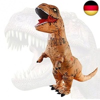 Geerypsy Dinosaurier Aufblasbares Kostüm für Erwachsene Lustiges T-Rex-Kostüm fü