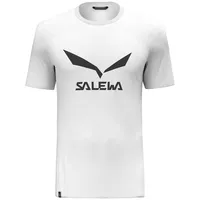 Salewa Solidlogo Dri-release Kurzarm-t-shirt - White - M