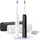 Philips Sonicare 6500 HX7419/01 Doppelpack schwarz/weiß + 2. Handstück + Reiseetui