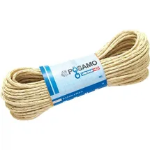 monheimer ketten- u. metallwarenindustrie PÖSAMO Sisal-Wäscheleine gedr. 5,0mmx30m auf Docke
