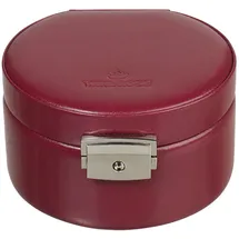Windrose Schmuckschatulle Merino Round Jewelry Box Red