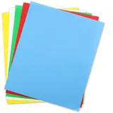 SagaSave Transferkohlepapier, 10 Blatt wasserlösliches Transparentpapier, Nähzubehör für Stoff, Stoff und Stickerei - 23 x 14 cm, Blau