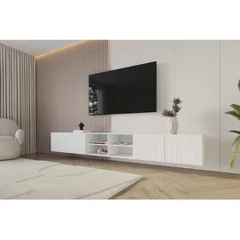 altdecor NOA-2 Lowboard 300 cm Weiß Holz