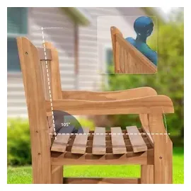 CLP Jackson V2 120 x 61 x 93 cm natur