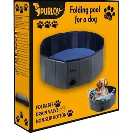 AGA Purlov Hundepool 120x30 cm Blau/Grau