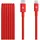 Apple Beats USB-C zu Lightning gewebtes Kabel 1.5 m Rapid Red