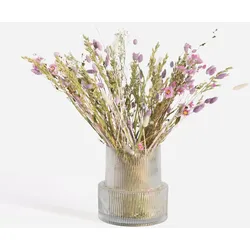 Plant in a Box - Getrocknete Blumen - Strauß 'Trendy Pastel Palette'
