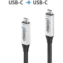 FIBERX USB-C 5 m Schwarz