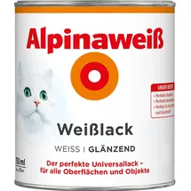 Alpina Weißlack 750 ml alpinaweiß glänzend
