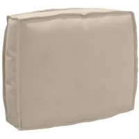VidaXL Paletten-Rückenkissen Taupe 50x40x12 cm Oxford-Gewebe