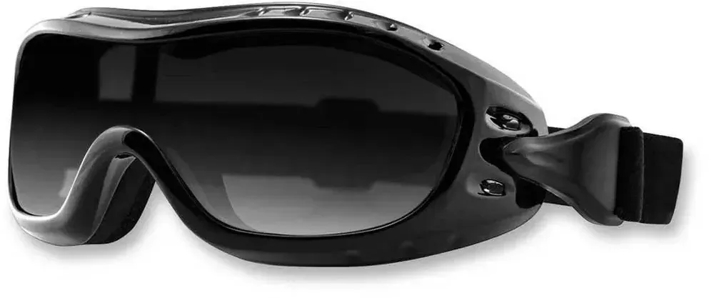 Bobster Night Hawk Otg Offroad-brille - Gloss Black - Smoke