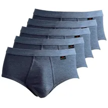 SCHÖLLER Helios Jeans Ringel Slip blau L 5er Pack