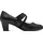 Jana Damen Pumps mit Glitzerdetails Vegan, Schwarz (Black), 38 EU