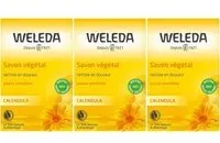 Weleda savon végétal au calendula Savon 3x100 g