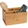 Wenko Aufbewahrungsbox Terra 22 x 14 x 12 cm 4-tlg. braun