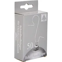 Riffelmacher & Weinberger Kugel-Aufhänger in Box, | 50 Stück Silber