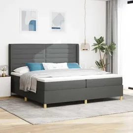 vidaXL Boxspringbett 200 x 200 cm Grau