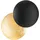 Nova Luce Solei (420 lm) Schwarz/Gold