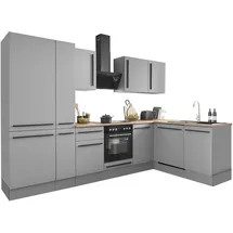 BASIC by Balculina Winkelküche L-Form 310 cm grau