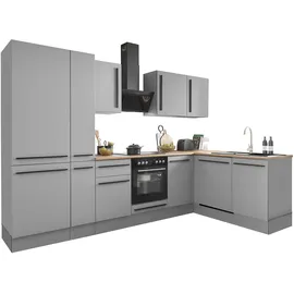 BASIC by Balculina Winkelküche L-Form 310 cm grau