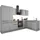 BASIC by Balculina Winkelküche L-Form 310 cm grau