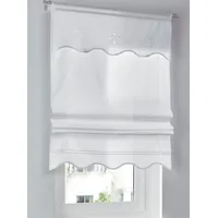 Heine Bändchenrollo 80 x 130 cm weiß