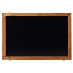 Rustikale Tafel Kreidetafel Wandtafel Küchentafel mit Holzrahmen / Teak 50x70cm